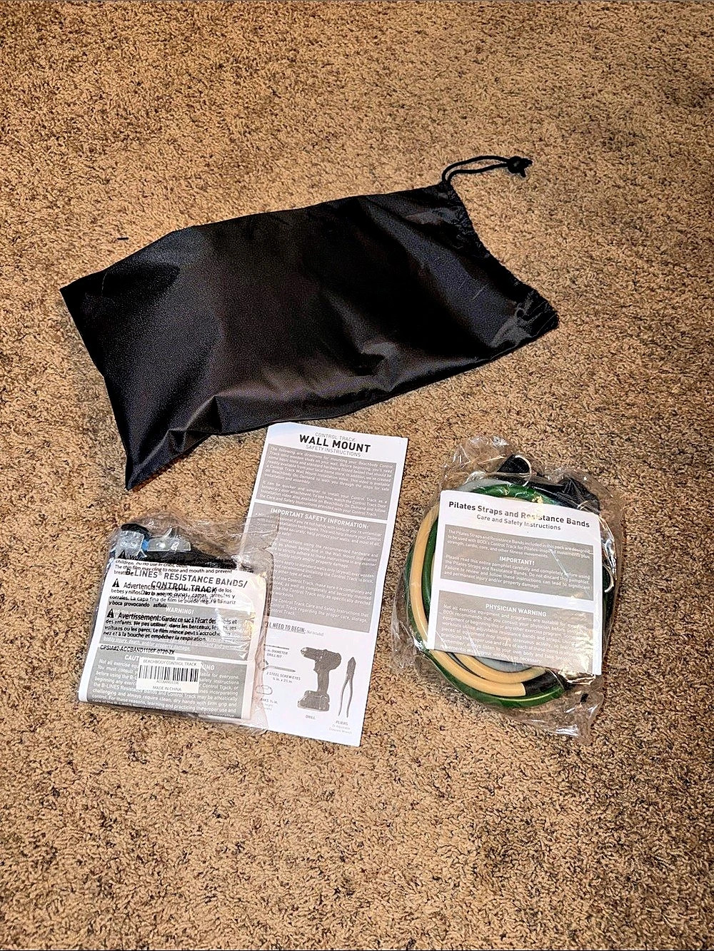 Beachbody Control Track and Pilates Resistance Bands Kit Pilates Resistance